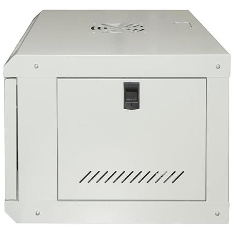 Armadio Rack 19'' 6u Serie Light Colore Grigio Con Porta Vetro (axpxl) 300x400x530mm Ripiano Incluso - Foto 2