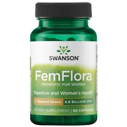 Femflora Probiotico Per Donne 60 Capsule Swanson Health Products - Foto 1