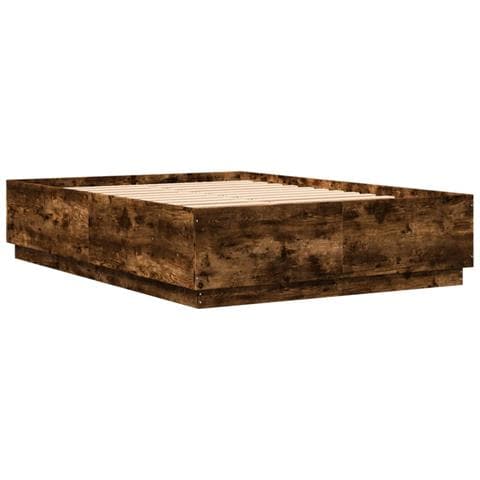 Giroletto Con Luci Led Rovere Fumo 140x200 Cm Legno Multistrato - Foto 3