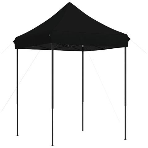 Tenda Da Festa Pieghevole Pop-up Nero 200x200x306 Cm - Foto 2