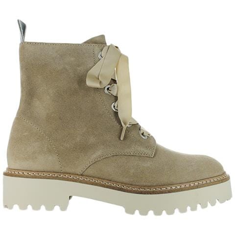 Stivali Da Donna In Pelle Beige 36 - Foto 1