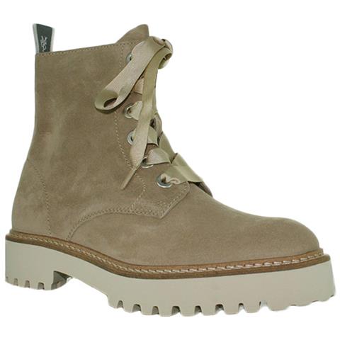 Stivali Da Donna In Pelle Beige 36 - Foto 3