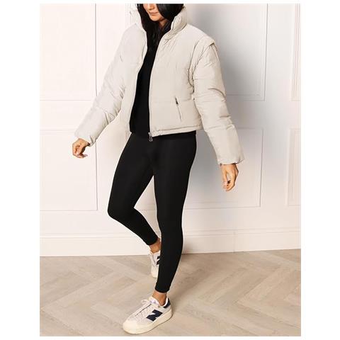 Cici Bell Giacca Piumino Femminile Bianco Con Maniche Rimovibili, Fashion & Comoda - Foto 5