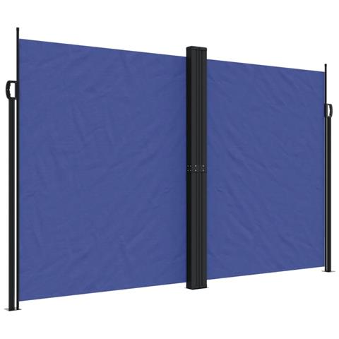 Tenda Da Sole Laterale Retrattile Blu 200x1000 Cm - Foto 2