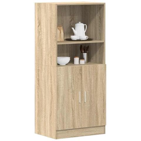 Mobile Da Cucina Rovere Sonoma 57x41,5x131,5 Cm In Truciolato - Foto 1
