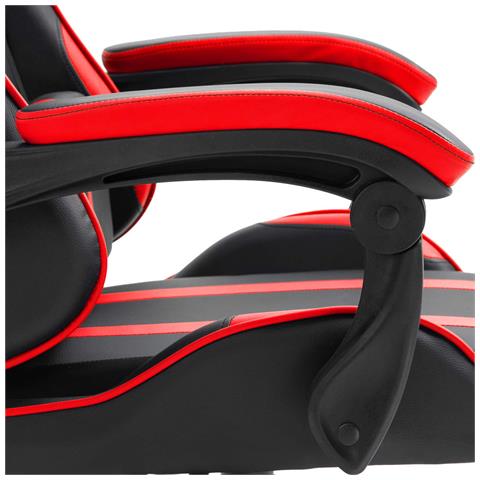 Lusso Casadino -  Sedia Da Gaming Rossa In Similpelle - Foto 8