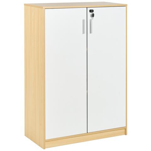 Armadietto Da Ufficio Zehna Marrone Chiaro /bianco - Foto 2