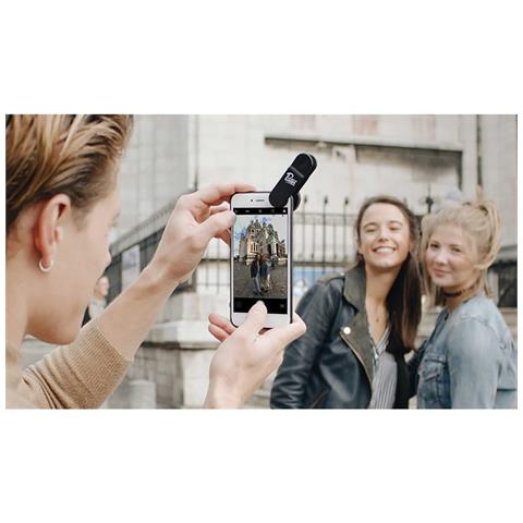 Smartphone Fisheye Pro 238° Obiettivo Grandangolare, Nero - Foto 2