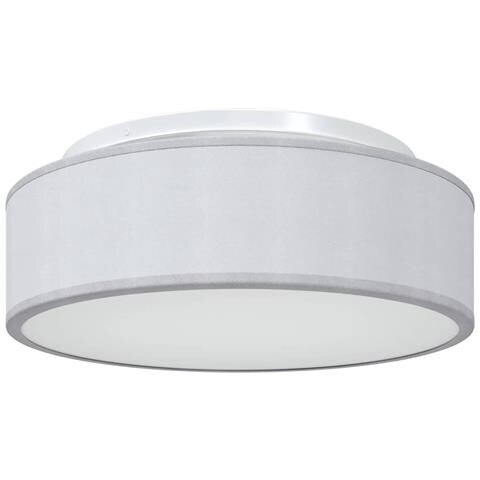 Lampade da soffitto a incasso Grigio Ø 38 cm Tessuto E27 - Foto 1
