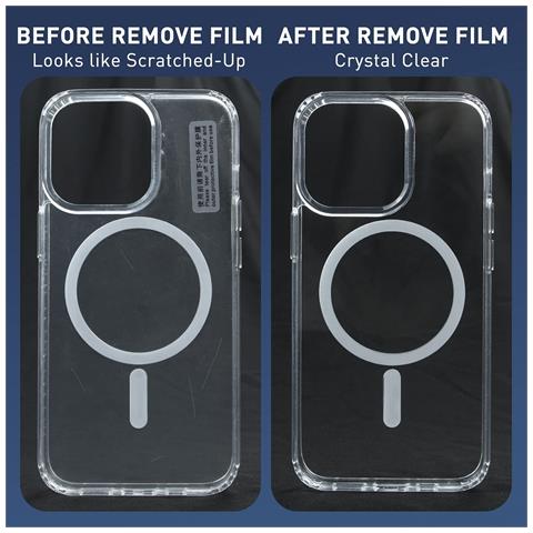 Custodia Magnetica Magsafe Compatibile Con Iphone 17 Pro Max - Acrilico Trasparente - Foto 2