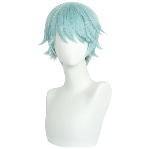 Parrucca Cosplay Azzurro Cielo - Fibra Ad Alta Temperatura, Vestibilità Regolabile Per Anime E Feste - Foto 1