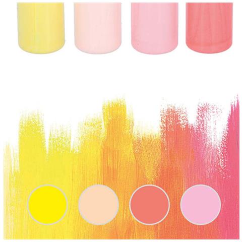 Set Di Pittura Acrilica 4x80 Ml Toni Pastello Morbidi, Multicolore - Foto 2