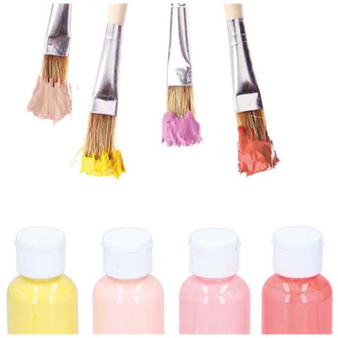 Set Di Pittura Acrilica 4x80 Ml Toni Pastello Morbidi, Multicolore - Foto 5