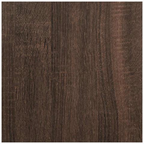 Scarpiera Rovere Marrone 48x38x97,5 cm in Legno Multistrato - Foto 9