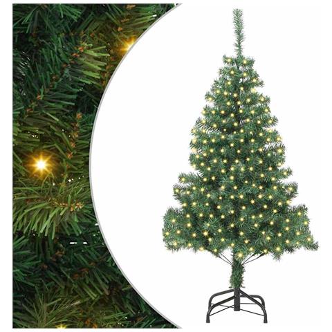 Albero di Natale artificiale Verde 180 x 40 cm PVC - Foto 1