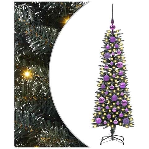 Albero di Natale artificiale con 150 LED Verde 120 cm - Foto 1