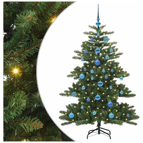 Albero di Natale Artificiale con Rami Pieghevoli Verde 150 cm - Foto 1