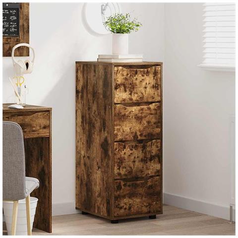 Armadio Rovere fumé 40 x 48 x 105 cm Legno multistrato - Foto 2