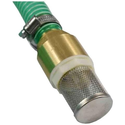 Tubo Aspirazione Acqua 2m  Tubo Aspirazione 25mm  Con Filtro  Valvola Di Ritegno E Raccordo Doppio Nipple 1 Pollice - Foto 2