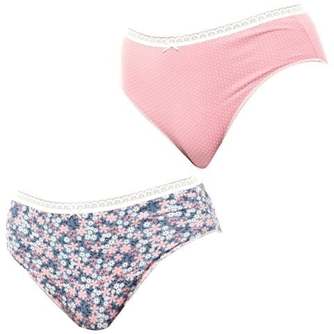Confezione X 2 Brislip Coquettes Mutandine Di Cotone Jpb3 Donna - Foto 1