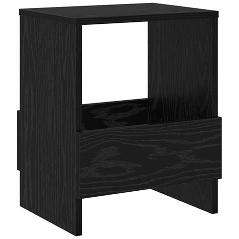 Scaffale per riviste Rovere Nero 35 x 30 x 45 cm - Foto 1