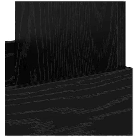Scaffale per riviste Rovere Nero 35 x 30 x 45 cm - Foto 9