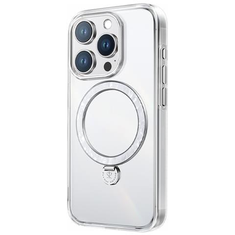 Cover per iPhone 16 Pro Max - TPU+PC, Bianco, MagSafe - Foto 1
