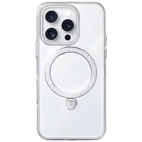 Cover per iPhone 16 Pro Max - TPU+PC, Bianco, MagSafe - Foto 4