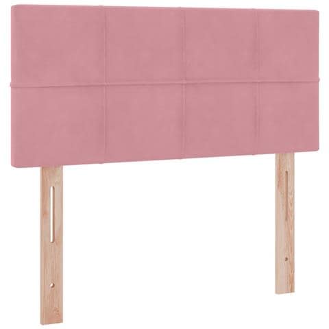 Letto con Contenitore con materasso Rosa 90 x 200 cm Velluto - Foto 9
