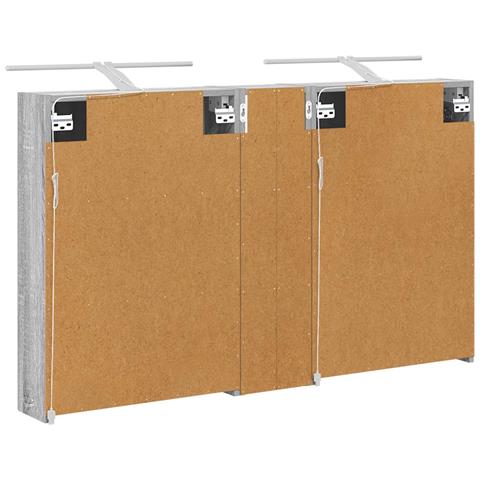 Set di Armadi da Bagno con lo scaffale 3 pcs 120 x 14,5 x 70 cm - Foto 9