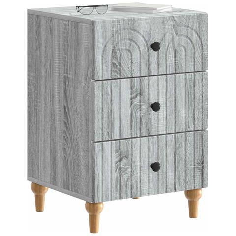 Armadio da Notte con cassetto Grigio Sonoma 43x 41 x 66,5 cm - Foto 2