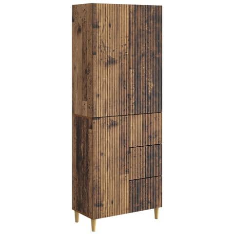 Set di armadi 2 pcs 66 x 34,5 x 90 cm Legno ingegnerizzato - Foto 1