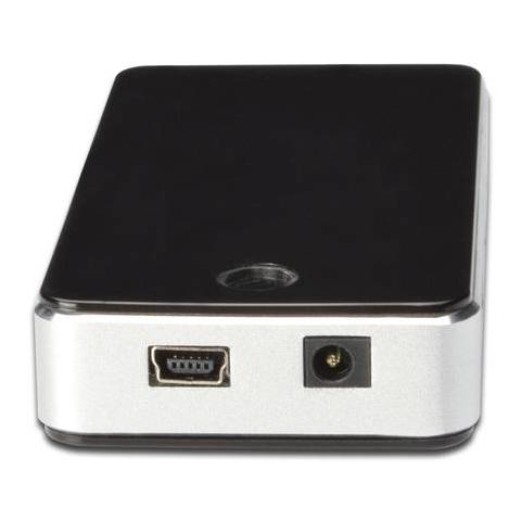 Hub Con 7 Porte Usb 2.0 Con Alimentatore Esterno Colore Argento-Nero - Foto 2