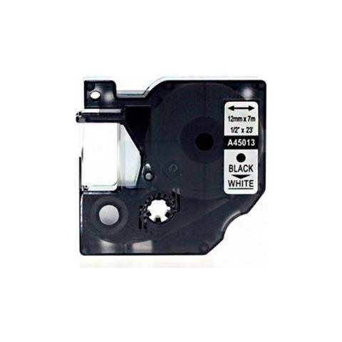 Dymo 12mmx7m Bianco Cassetta Nastro Compatibile Per Dymo-500ts Eletronic Labelling Etichette D45013 Bianco - Foto 2