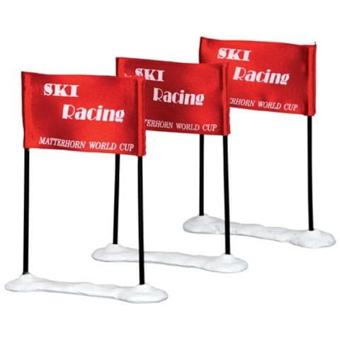 Bandiere Pista Da Sci - Ski Racing Flag Set Da 3 - Foto 1