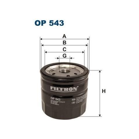 Filtro Olio Op543 - Foto 1