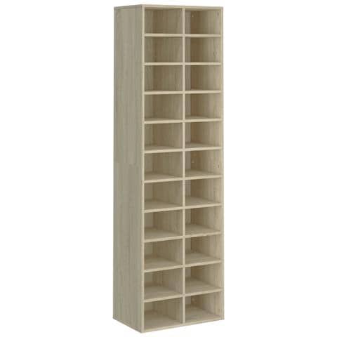 Scarpiera Rovere Sonoma 54x34x183 cm in Truciolato - Foto 1
