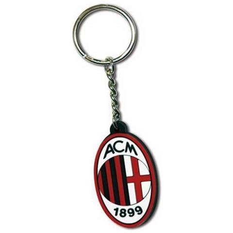 Milan Portachiavi In Morbida Gomma - Prodotto Ufficiale A. c. Milan - Foto 1