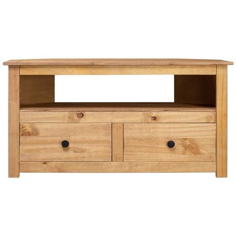 Mobile Porta Tv Angolare 93x55x49 Cm Pino Massello Panama Range - Foto 2