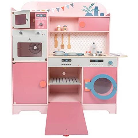 Piccolo Piede 11465 Sogno Di Bambinain Legnocucina Multifunzionalegioco Di Ruolo Giocattolimulticolore - Foto 2