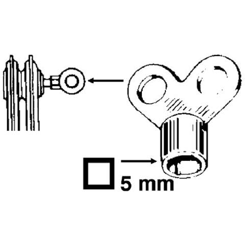 27140 0 - Chiave Per Valvola Di Sfiato Per Termosifoni, 2 Pz - Foto 2