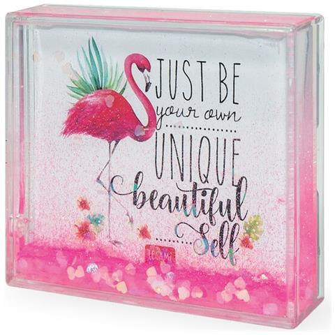 Legami Gpf0002 - Portafoto Con Glitter Small - Flamingo - Foto 1