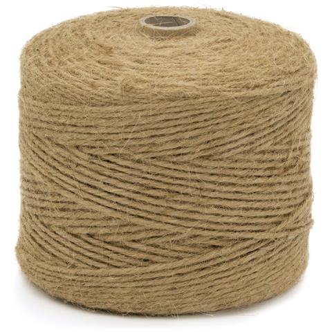 985 Piedi | 300 M Spago Iuta Agricolo Grosso Rotolo | Spessore 2-3 Mm | Corda Juta Forte Marrone Naturale | Perfetta Per Tiragraffi, Decorazione, Floristica, Artistico, Imballaggio - Foto 2