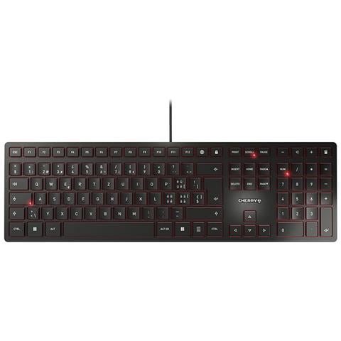 KC 6000 SLIM tastiera USB Svizzere Nero - Foto 1