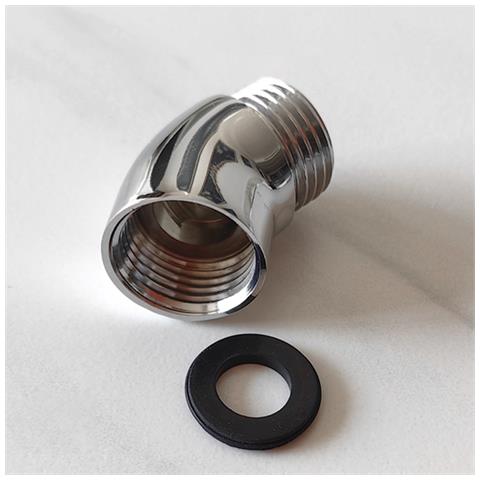 Adattatore Per Soffione Doccia A 135° Silver - Foto 2