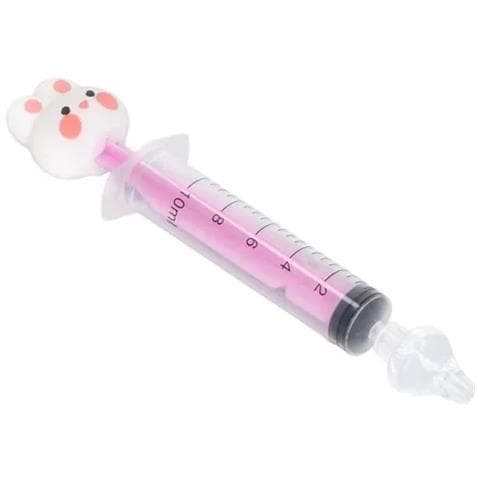 2 Siringhe Per Lavaggi Nasali Bambini - Coniglietto, Rosa - Foto 1