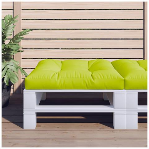 Cuscino Per Pallet Verde Brillante 70x70x12 Cm In Tessuto - Foto 1
