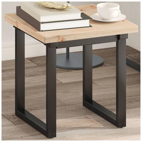 Piano Per Tavolo 40x40x2,5 Cm Quadrato Legno Massello Di Pino - Foto 1