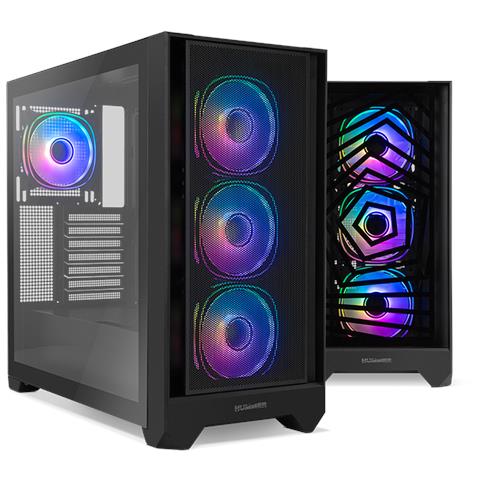 Case Midi Tower NXHUMMERPLASMA Colore Nero - Foto 13