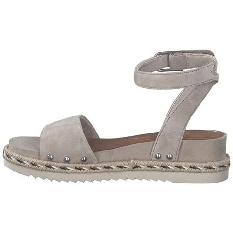 Taupe Casual Open Sandals Sandali Pelle Scarpe Donna Beige Eu 36, 1-28251-20 341 - Foto 3